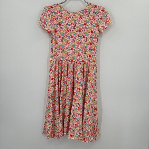 Dot Dot Smile Girl's Cap Sleeve Dress 12-24 months Short Sleeve Colorful Bows - Picture 4 of 6